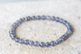 Iolite Gemstone Crystal Bracelet