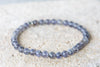 Iolite Gemstone Crystal Bracelet