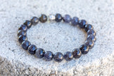 Iolite Gemstone Crystal Bracelet
