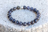 Iolite Gemstone Crystal Bracelet