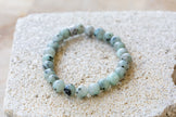 Kiwi Jasper Gemstone Crystal Bracelet