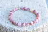 Kunzite Gemstone Crystal Bracelet