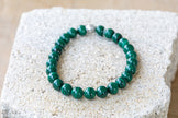 Malachite Gemstone Crystal Bracelet