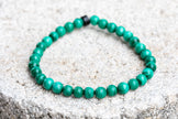 Malachite Gemstone Crystal Bracelet