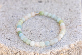 Morganite Beryl Gemstone Crystal Bracelet
