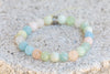 Morganite Beryl Gemstone Crystal Bracelet