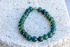 Moss Agate Gemstone Crystal Bracelet