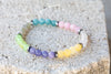Jade Blue | Yellow | Purple Gemstone Crystal Bracelet