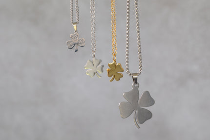 Celtic | Irish Triad Shamrock Protection and Luck Necklaces