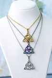 Celtic | Irish Triad Shamrock Protection and Luck Necklaces