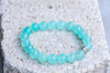 Dyed Colored Quartz Gemstone Crystal Bracelet