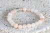 Pink Opal Gemstone Crystal Bracelet