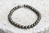 Pyrite Wealth and Luck Gemstone Crystal Bracelet
