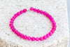 Dyed Colored Quartz Gemstone Crystal Bracelet