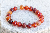 Agate Red | Green Crystal Bracelet