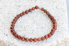 Red Brecciated Jasper Gemstone Crystal Bracelet