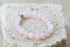 Rose Quartz Compassion Self-Worth Gemstone Crystal Bracelet