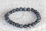 Yellow Rutilated Quartz Gemstone Crystal Bracelet