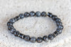 Yellow Rutilated Quartz Gemstone Crystal Bracelet