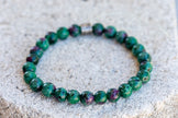 Ruby Zoisite Gratitude Gemstone Crystal Bracelet