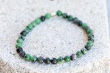Ruby Zoisite Gratitude Gemstone Crystal Bracelet