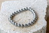 Hematite Black | Silver Stabilize Gemstone Crystal Bracelet