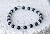 Rutilated Inclusion Tourmaline Quartz Gemstone Crystal Bracelet