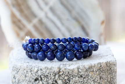 Lapis Lazuli Wisdom and Truth Gemstone Crystal Bracelet