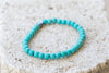 Turquoise Gemstone Crystal Bracelet