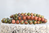 Unakite Gemstone Crystal Bracelet