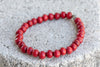 Mala Meditation Sandalwood, Rosewood Gemstone Crystal Bracelet