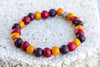 Mala Meditation Sandalwood, Rosewood Gemstone Crystal Bracelet