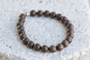 Mala Meditation Sandalwood, Rosewood Gemstone Crystal Bracelet