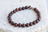 Mala Meditation Sandalwood, Rosewood Gemstone Crystal Bracelet