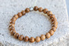 Mala Meditation Sandalwood, Rosewood Gemstone Crystal Bracelet